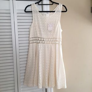 Ivory Free People Dress NWT size 10